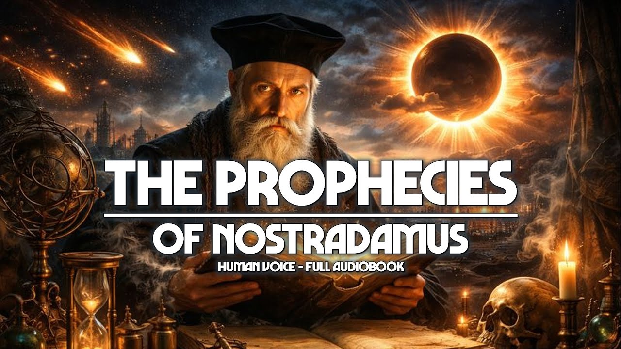 The Prophecies of Nostradamus - War, Antichrist, Famine, Plague - Full Audiobook, Human Voice