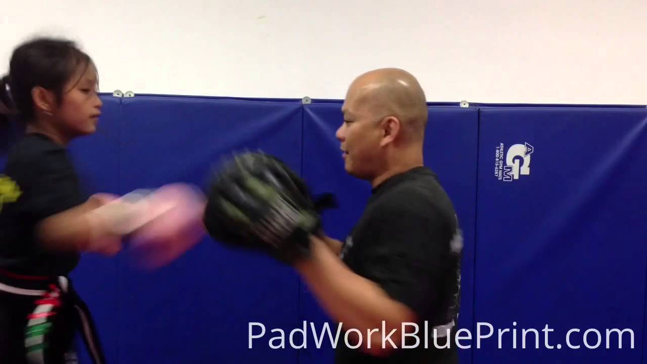 Martial Arts Skills Drills & Games My 10 Year Daughter Kayla doing some