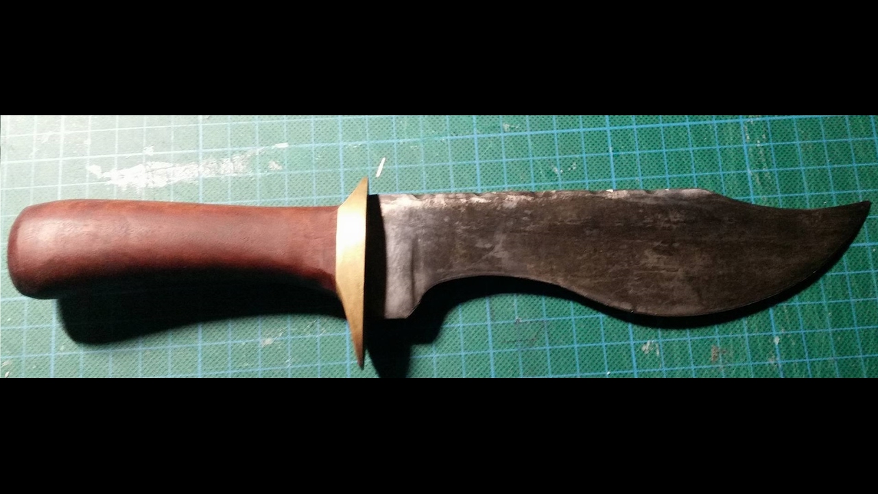 How to force patina a knife using vinegar YouTube