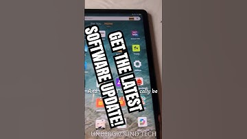 How To Update Your Amazon Fire Tablet To The Latest OS/Software! #shorts