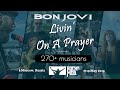 Livin' On A Prayer - Bon Jovi. Rocknmob Moscow #8, 270+ musicians