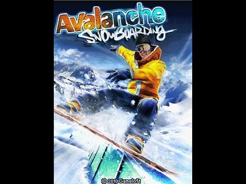 Прохождение игры на java Avalanche Snowboarding №1