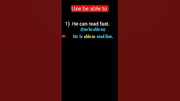 Use be able to, able to, unable to, English Grammar,Ssc board Important Questions, #short