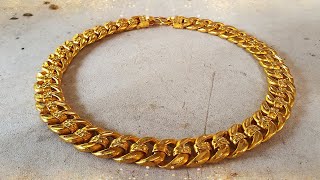 how to make necklace | 24k gold necklace | handmade jewelry is made