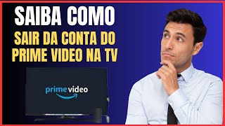How to log out of your Amazon Prime Video account on your TV.