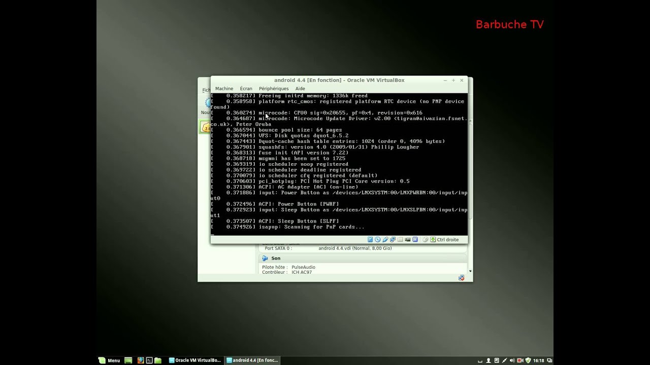Installer Android sur Linux avec Virtualbox - YouTube