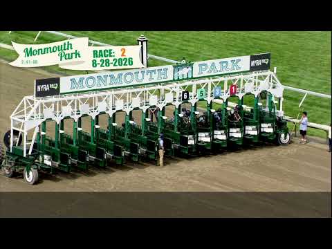 video thumbnail for MONMOUTH PARK 08-28-2026 RACE 2