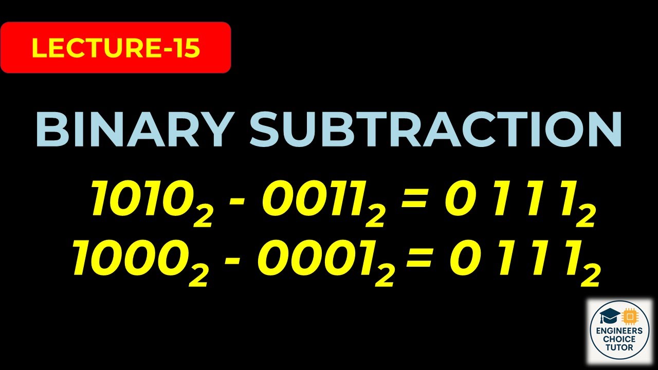 Binary Subtraction | Binary Arithmetic | Digital System Design ...
