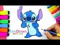 How to draw STITCH - Cómo dibujar a STITCH