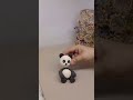 Panda with clay | DIY Panda | Make panda for projects #2min #diy #clay
