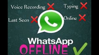 APPEAR OFFLINE DURING WHATTSAP CHATTING 2021   NEW TIP screenshot 3
