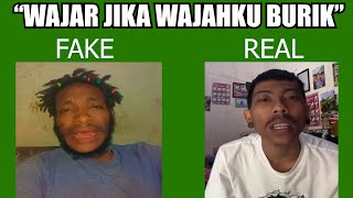 Wajar Jika Wajahku Burik Fake VS Real...(Cowok Ketika Dikatain Hitam)