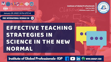 Effective Teaching Strategies in Science in the New Normal