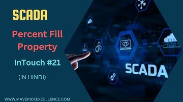 InTouch SCADA Tutorial 21- How to use Percentage fill  property in SCADA? | Tutorials in Hindi