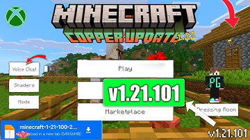 Officiële versie van Minecraft PE 1.21.101 uitgebracht | Minecraft 1.21.101 update | MCPE 1.21.10...