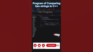 program of comparing two string in C++|#shorts #ytshorts #youtubeshorts #music #ai #coding #trending