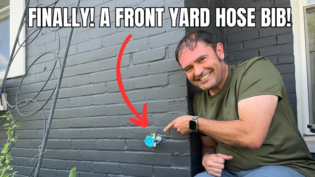 How to Install an Outdoor Hose Bib | SharkBite Frost Free Faucet - YouTube