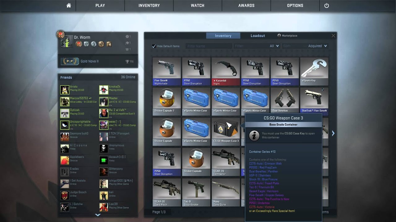 CS:GO Successful eSports Winter Case Opening
