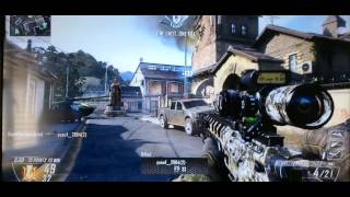 Black ops 2 sniping and double wall bang !