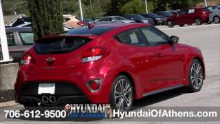 Match Highlights 2016 Veloster Turbo Eco Athens, GA - GDi Engine, Tech & Steering Wheel at Hyundai of Athens