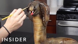 Celebrity Realistic Snake Cake Inspired By Taylor Swift’s ‘Reputation’ Tour Wealth