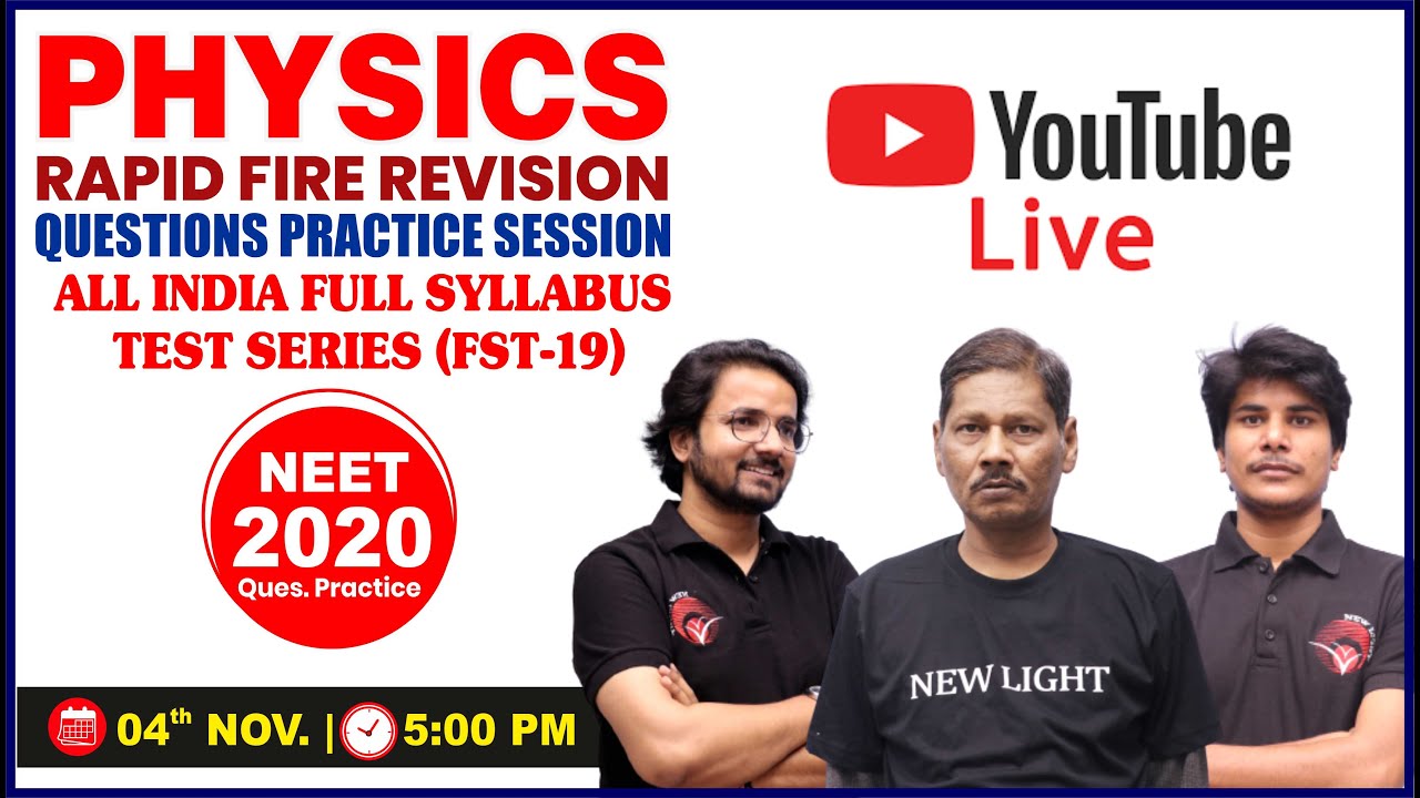 LIVE NEET 2024 | PHYSICS RAPID FIRE THROUGH NEET 2020 QUES PRACTICE | FULL SYLLABUS TEST (FST-18)