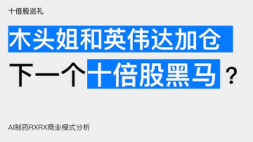 木头姐和英伟达同时加仓，AI 制药之王RXRX，下一个"十倍股"黑马
