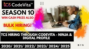 TCS Codevita Hiring 2021 | Any Branch 2020 to 2025 Batch Eligible | TCS Codevita season 10