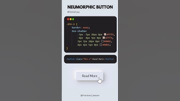 Neumorphism style Buttons | How To Design Neumorphic Buttons Using Only Css #css