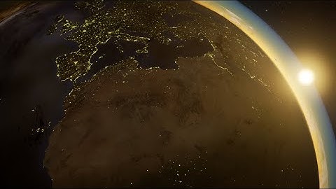 Unreal Cinematic: Planet Earth from Space to Ground