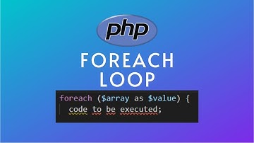 #21 PHP Tutorial For Beginners  |  PHP foreach loop