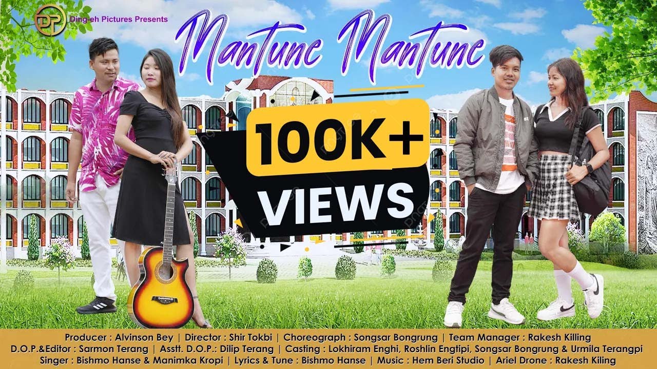 Mantune Mantune official video  Bishmo  Manimka  Lokhiram  Roselyn  Songsar  Urmila