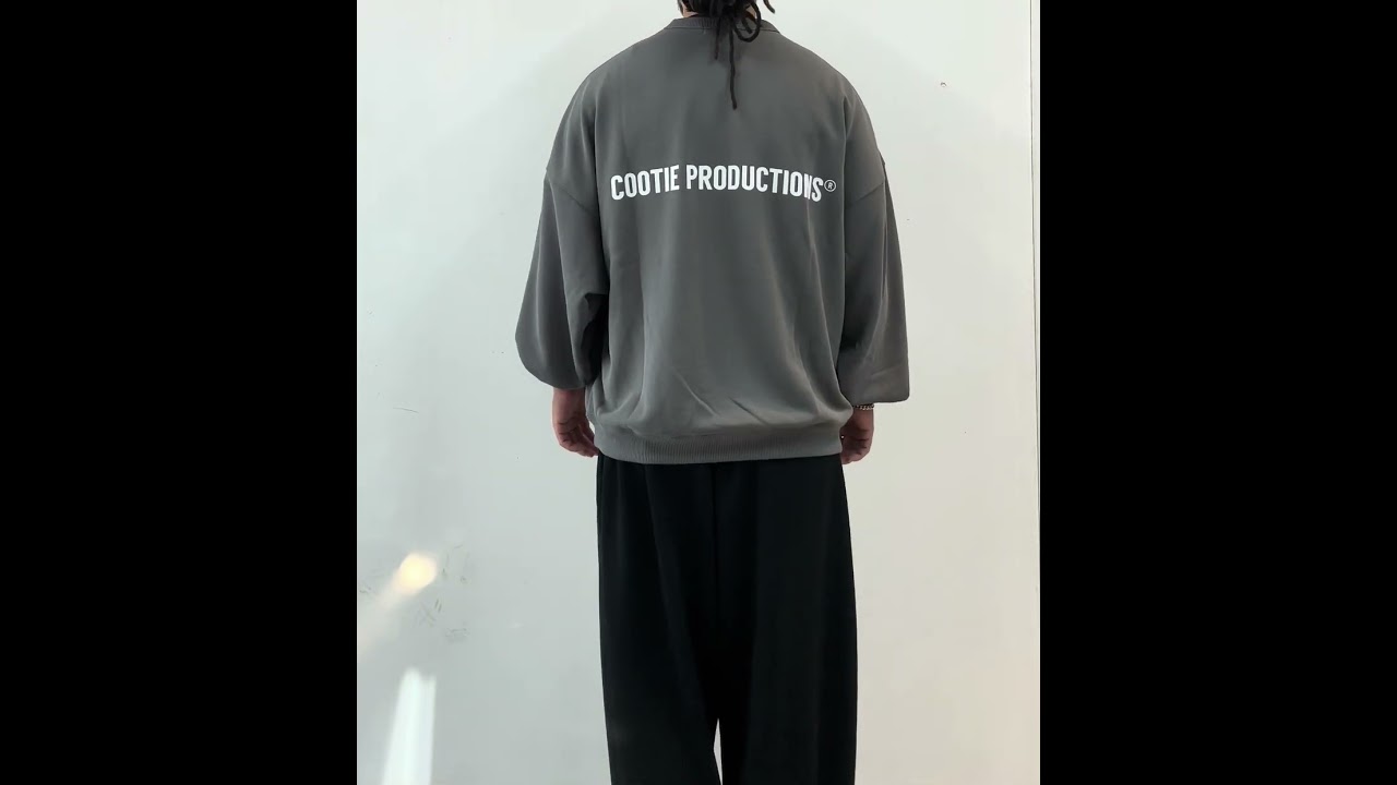 COOTIE Dry Tech Oversized Sweat Crew クーティーの正規取り扱い
