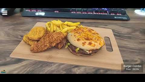 AR Food Menu Sample App | Coding Mantis Games