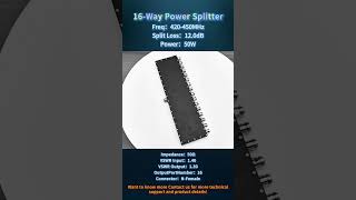 6-Way Power Splitter (420–450MHz) #PowerSplitter #RFsolutions #wirelessnetworks #maniron