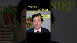 Czasem więcej znaczy mniej! #korepetycje #szkoła #nauka #edukacja
