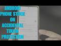 Android Phone Accidental Touch Protection Stuck (Swipe Up Not Working). How to Turn Off?