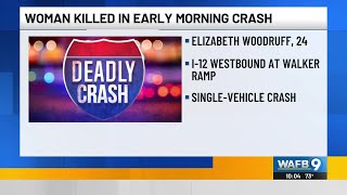 24-year-old woman killed in crash on I-12 in Walker