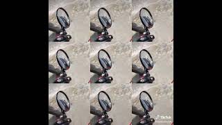 modifikasi Honda Scoopy spion jalu bulat lipat kaca cembung cukup Rp 100rb saja