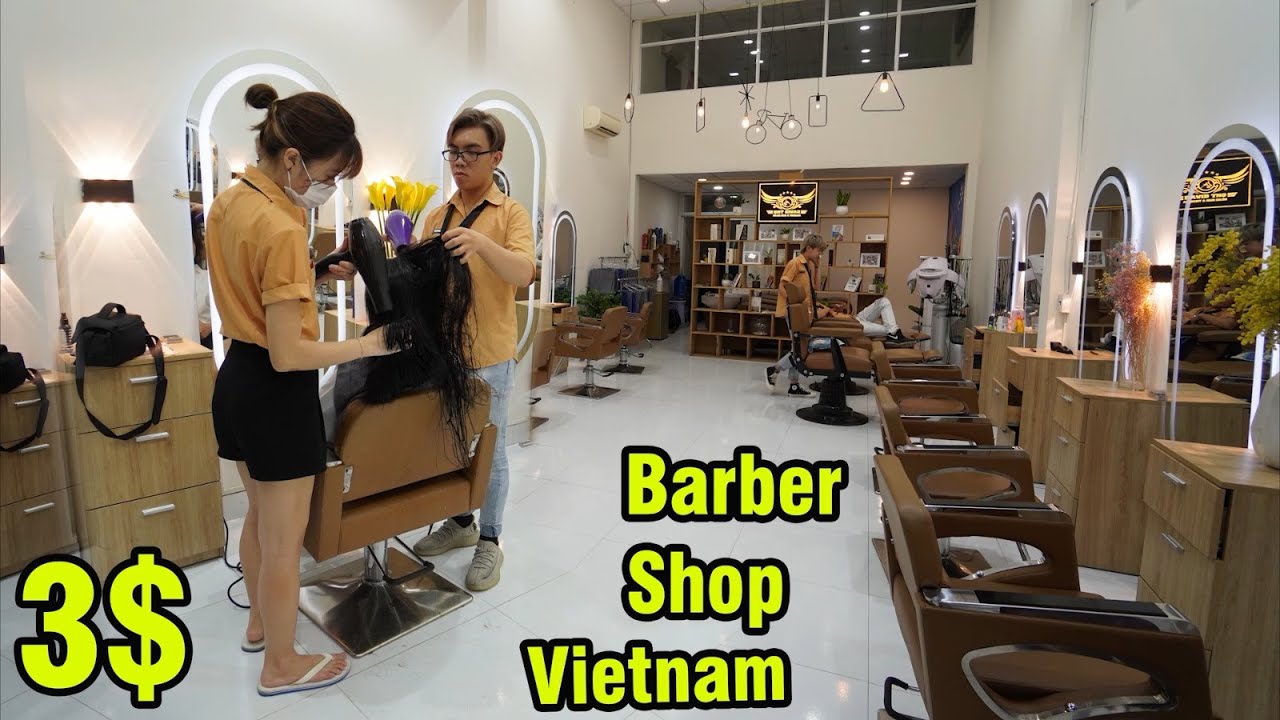 Vietnam Barber Shop ASMR Massage Face & Wash Hair Vip for Gil 2020 | Street Food And Travel