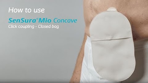 How to use SenSura Mio - Concave - Click Coupling - Closed Bag