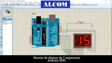 Display de 7 segmentos, Arduino Uno