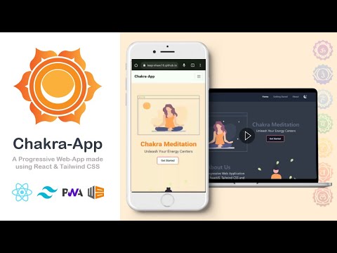 Chakra Meditation App | React | Tailwind CSS | WorkBox | PWA