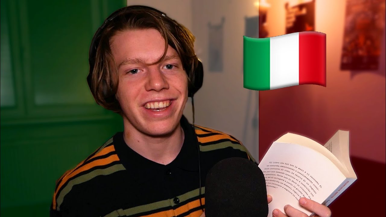 ASMR Trying to speak Italian - Foreigner speaks Italian