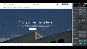 Edit your Header , Footer and Logo in Odoo Website .