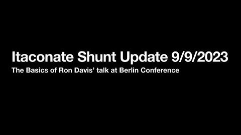 Summary of Itaconate Shunt Update 9/9/2023 (Low Stimulus)