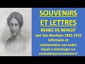 32 souvenirs et lettres  rene de benoit ne van berchem