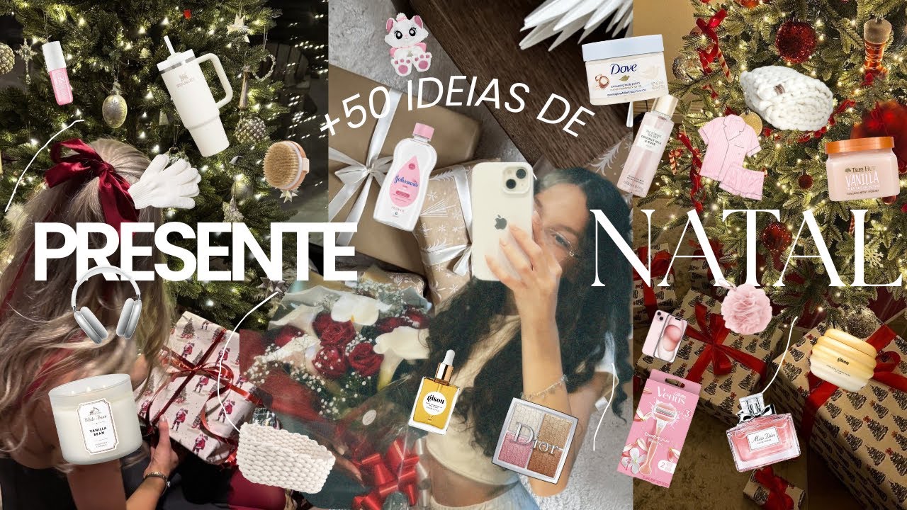+50 ideias de presentes para você pedir no natal! 💫💕 - YouTube