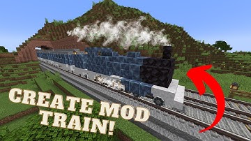 3 BOGEY steam engine! (minecraft create mod)