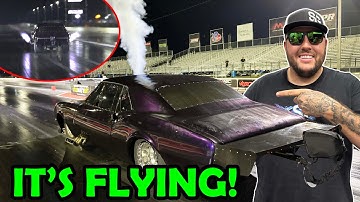 New Nitrous Car THROWING Huge Flames!!!! This Thing Is Going To Be A Monster